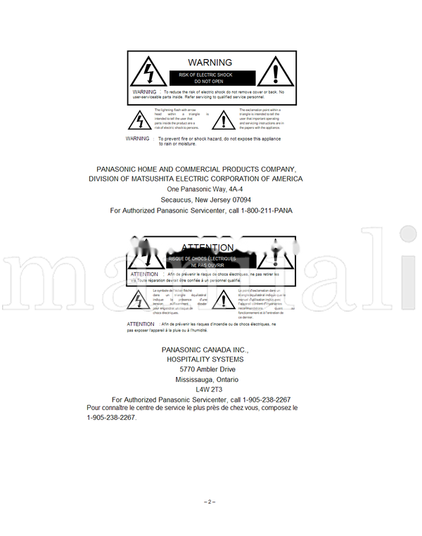 Panasonic CT-2733H CT-3233H TQB2AA0476-1 30311 (16 pages) TV Operating Manual