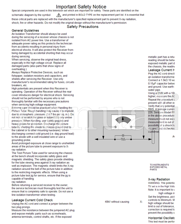 Panasonic NA6DVD CT-27DC50B MTNC000522C1 AP349 (53 pages) TV Service Manual