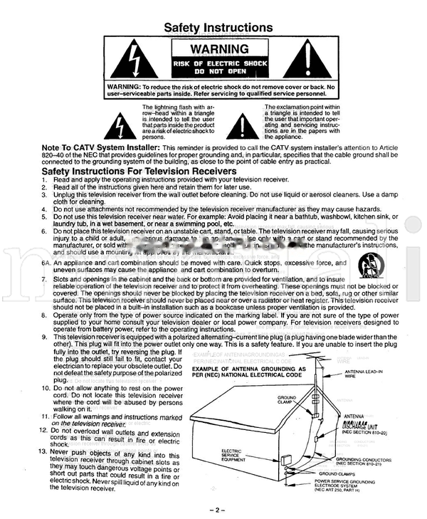 Panasonic TQB2A09431 (36 pages) TV Operating Manual