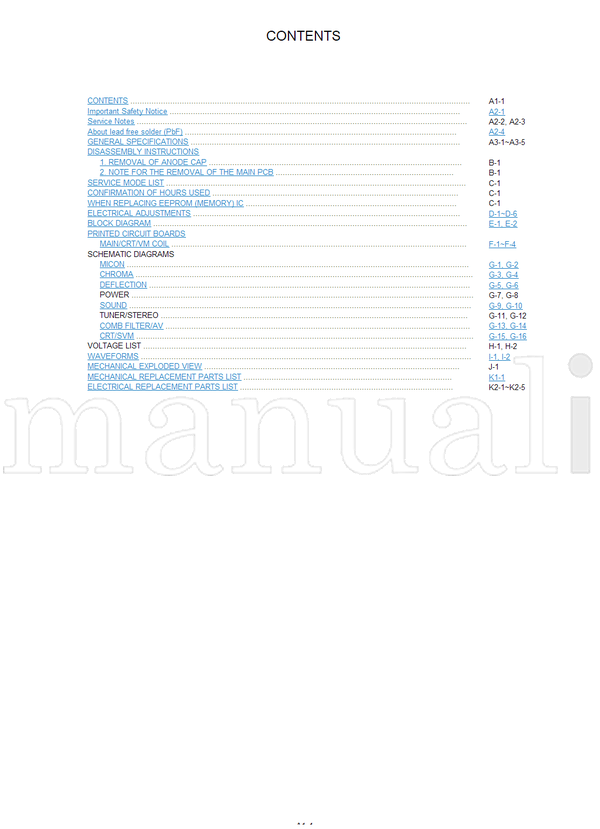 Panasonic CT-27SL15 MTNC050320C1 CME021A (42 pages) TV Service Manual