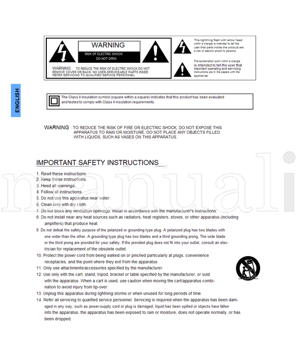 Panasonic CT-32E14 CT-G2134 CT-G2174 CT-G2174L CT-G2974 CT-G2974L (80 pages) TV Operating Manual
