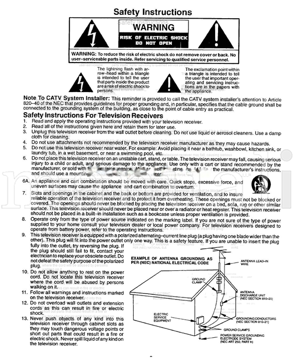 Panasonic 0-32G21 TQB2AA0057 (36 pages) TV Operating Manual