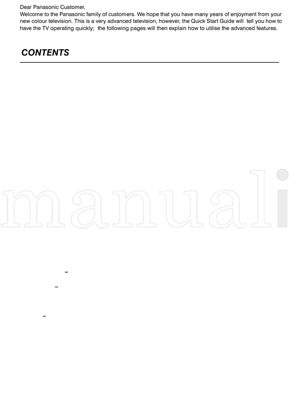 Panasonic Gaoo TX25AD2DP (36 pages) TV Operating Manual