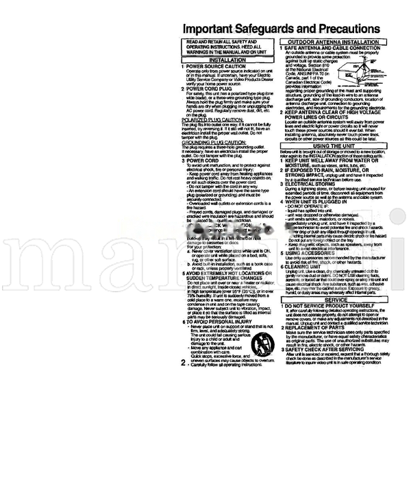 Panasonic PV-DF2002 PV-DF2702 (76 pages) TV Operating Manual