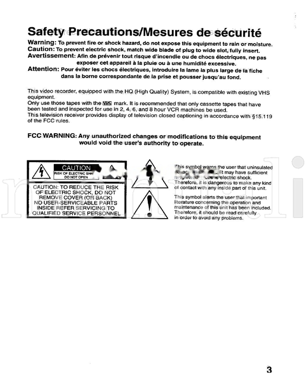 Panasonic PV-C2780 LSQT0210A (57 pages) TV Operating Manual