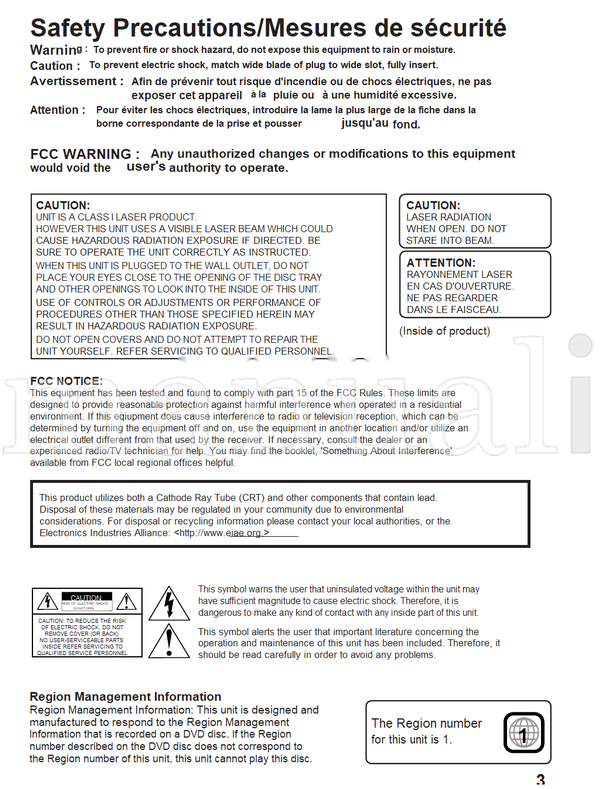 Panasonic PV-DF2002 PV-DF2702 (75 pages) TV Operating Manual