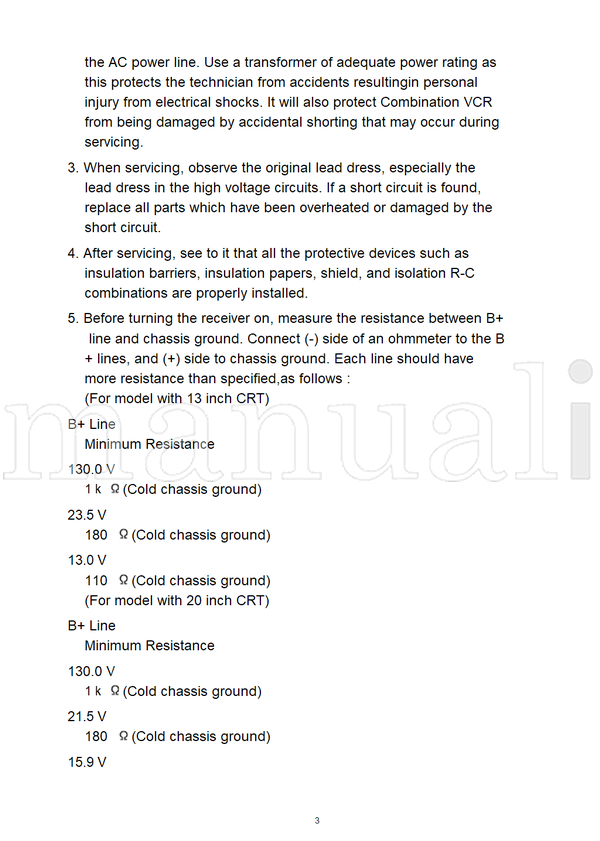 Panasonic MKE0202102C1 PVQ-1312W PVQ-2012 VV-2002 PVQ-2512 PV-C2542 (251 pages) TV Service Manual