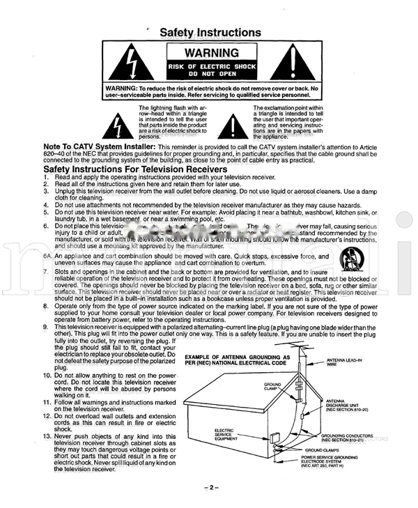 Panasonic TQB2A0952 (44 pages) TV Operating Manual