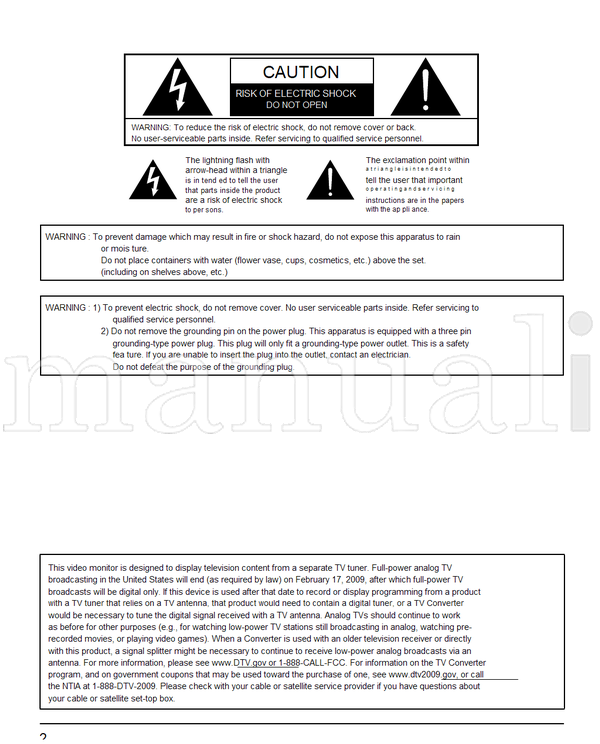Panasonic TH-50VX100U TH-65VX100U TQBC2372-1 (56 pages) TV Operating Manual