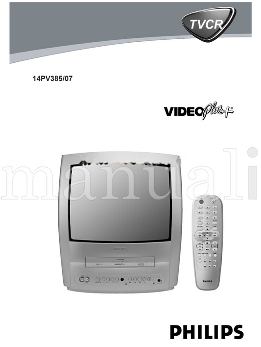 Philips 14PV385 (20 pages) TV Operating Manual