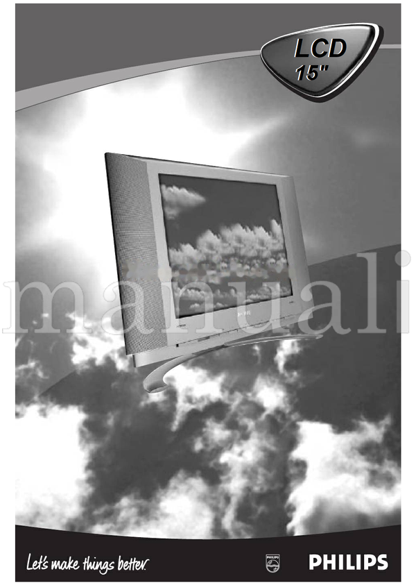 Philips 15 (21 pages) TV Operating Manual