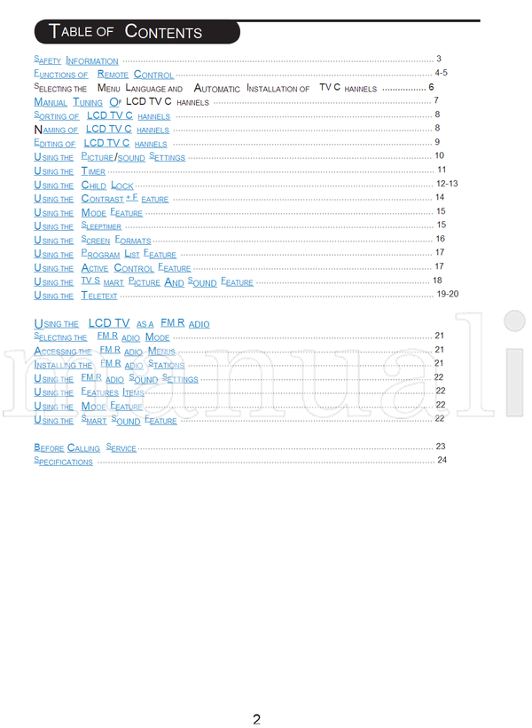 Philips 20PF8846 32991 (24 pages) TV Operating Manual