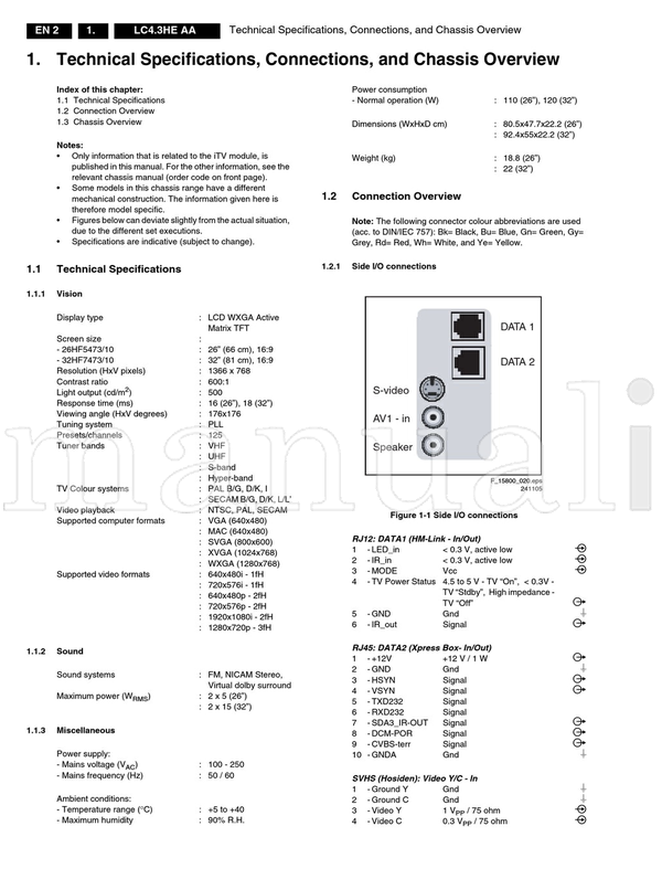 Philips 15270 290906 15802 (38 pages) TV Service Manual