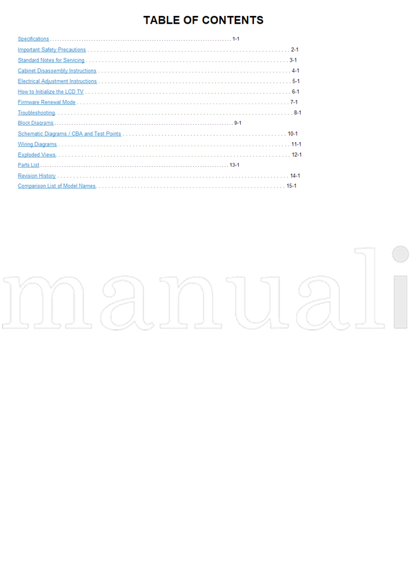 Philips 29PFL4508 (41 pages) TV Service Manual