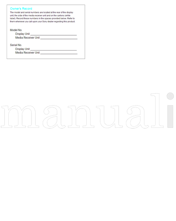 Sony 4-101-428-11 KDL32XBR950 KDL42XBR950 (136 pages) TV Operating Manual