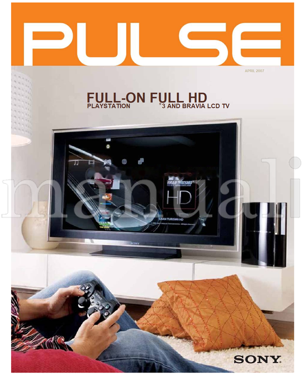 Sony Bravia LCD Specifications (21 pages) TV Operating Manual