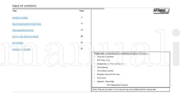 Sony 9-888-905-21 (213 pages) TV Service Manual