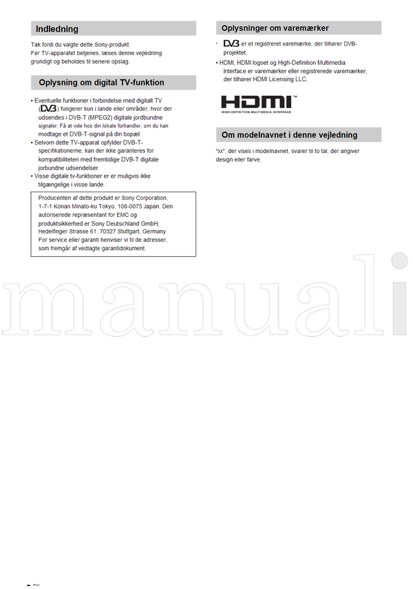 Sony KDL-32L40xx KDL-26L40xx KDL-19L40xx (255 pages) TV Operating Manual
