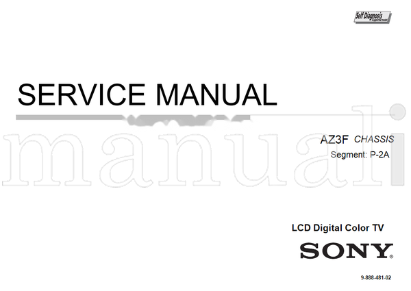 Sony KDL-22EX553 KDL-26EX553 9-888-481-02 (113 pages) TV Service Manual