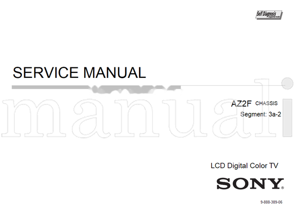 Sony KDL-32 55EX720 9-888-389-06 (162 pages) TV Service Manual