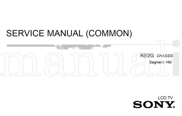 Sony 9-888-150-02 9-888-150-A1 9-888-150-C1 9-888-150-E1 (47 pages) TV Service Manual