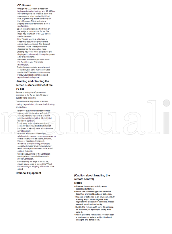 Sony KDL-55EX723 55EX720 46EX723 46EX720 46EX523 46EX520 46CX523 (68 pages) TV Operating Manual