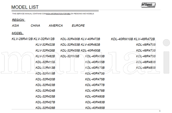 Sony 9-888-148-02 9-888-148-Ax 9-888-148-Cx 9-888-148-Ex (78 pages) TV Service Manual