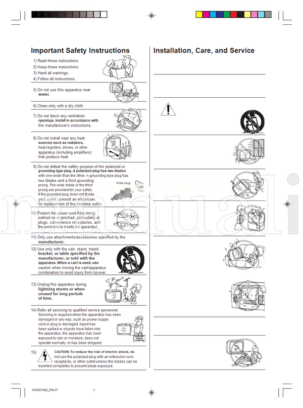 Toshiba 13A26C 19A26C (29 pages) TV Operating Manual