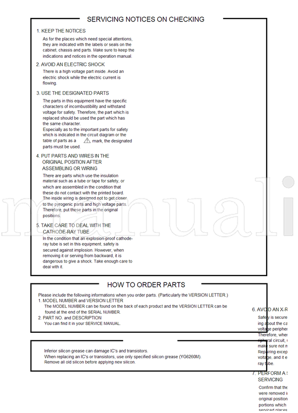 Toshiba 14N21E2 (38 pages) TV Service Manual