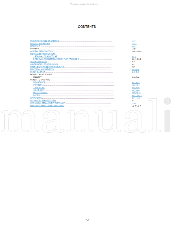 Toshiba 15V31D (37 pages) TV Service Manual