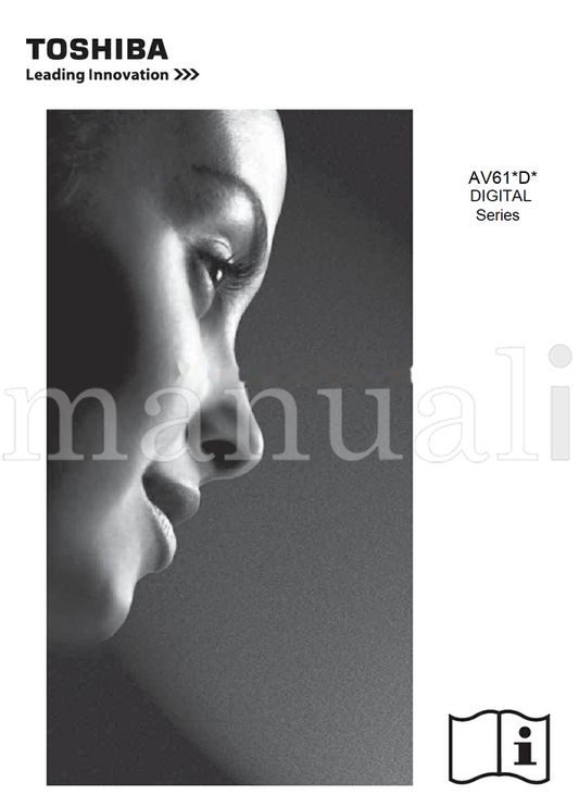 Toshiba AV61*D* (43 pages) TV Operating Manual