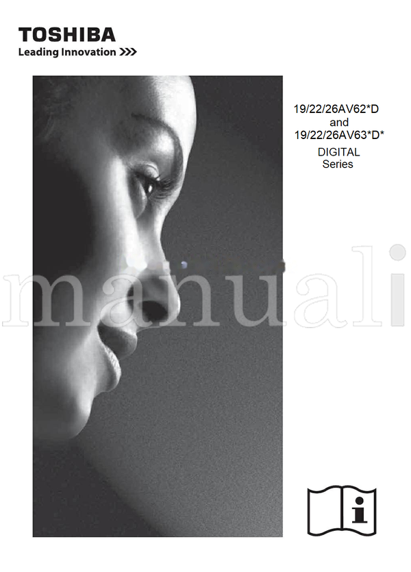 Toshiba 26AV62*D 26AV63*D* (43 pages) TV Operating Manual