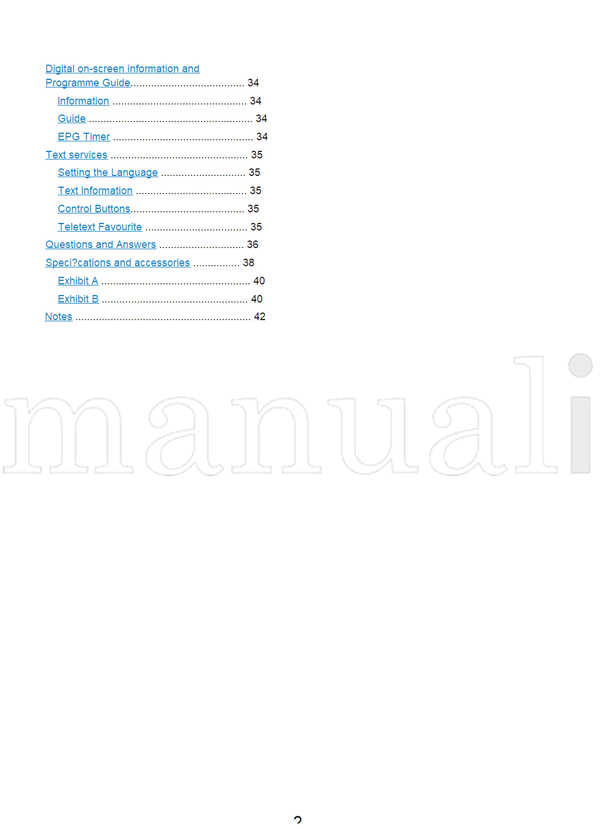Toshiba 26AV62*D 26AV63*D* (43 pages) TV Operating Manual