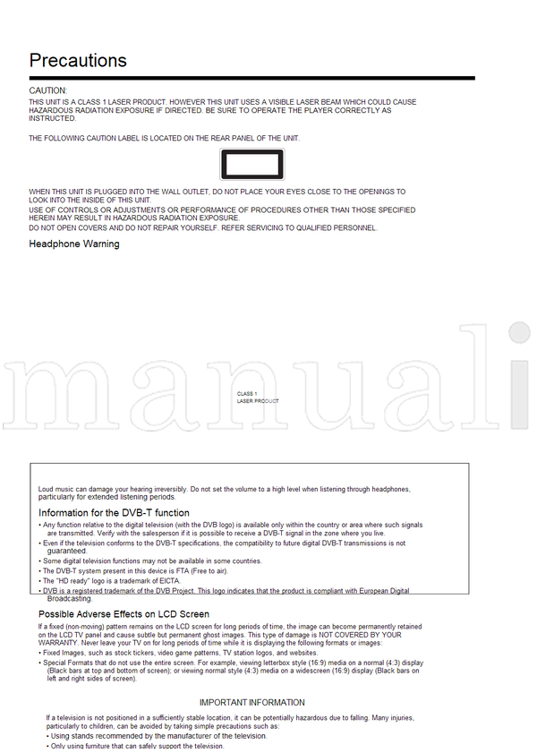 Toshiba 19DV713B 19DV714B 22DV713B 22DV714B 26DV713B 32DV713B (89 pages) TV/DVD Combo Operating Manual