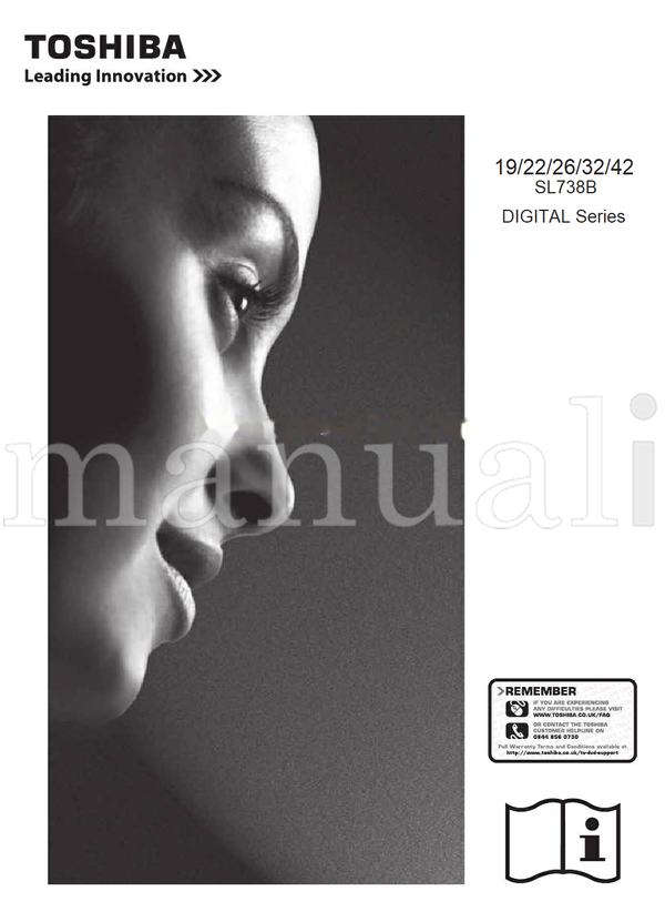 Toshiba SL738B (61 pages) TV Operating Manual