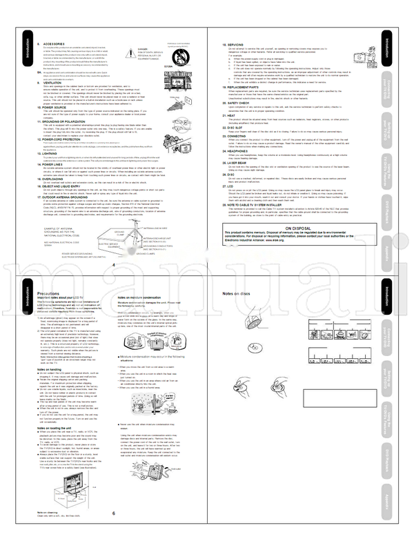 Toshiba 20HLV15 (97 pages) TV Operating Manual