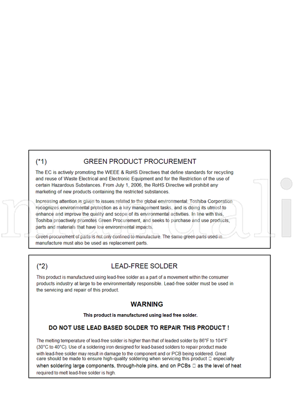 Toshiba 810-200669GR 20HLV86S (39 pages) TV/DVD Combo Service Manual