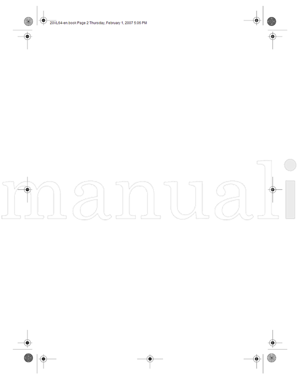 Toshiba 20VL64 15VL64 (26 pages) TV Operating Manual