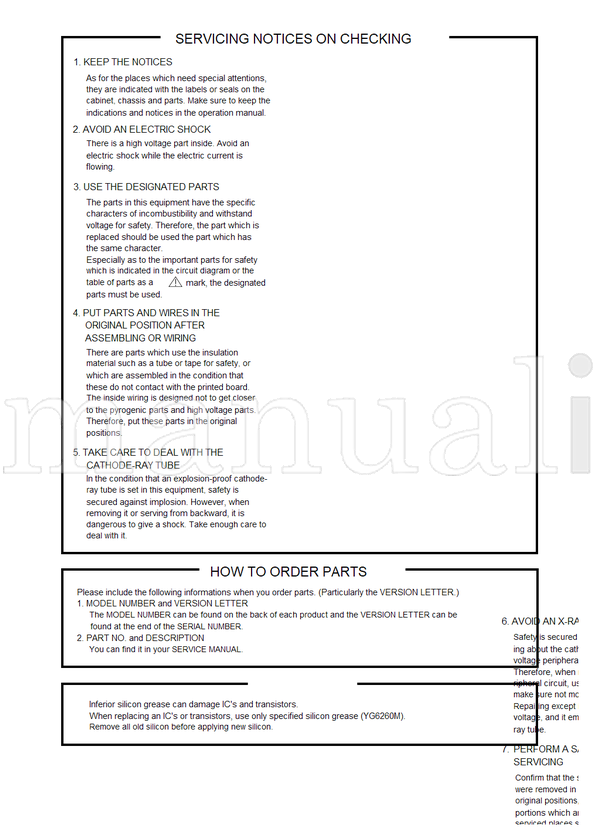 Toshiba 21N21E2 (39 pages) TV Service Manual