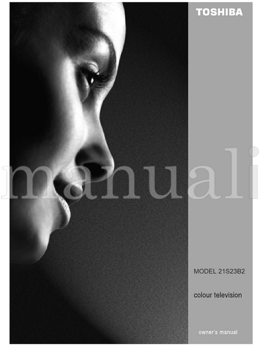 Toshiba 21S23B2 (32 pages) TV Operating Manual