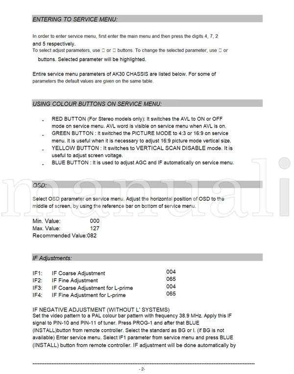 Toshiba 21V53 (15 pages) TV Service Manual
