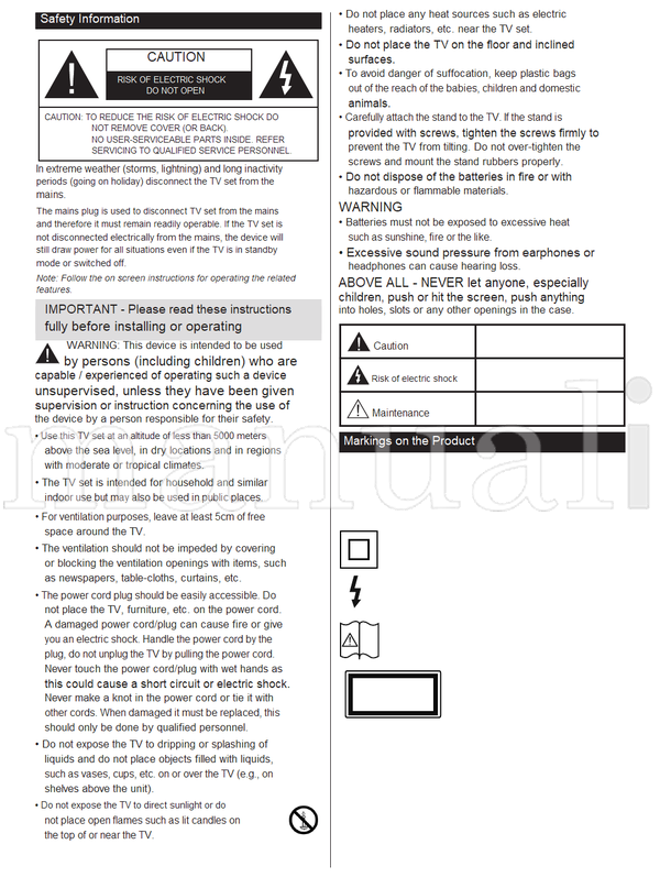 Toshiba 24 WD2A Series (45 pages) TV Operating Manual