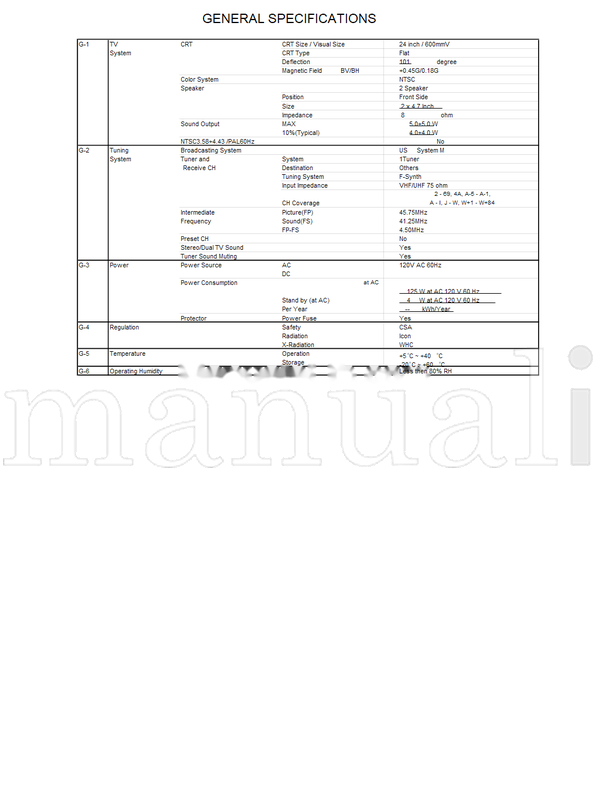 Toshiba 050-200203 24AF42 (38 pages) TV Service Manual