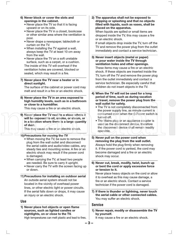 Toshiba 24PB2 32PB2 VX1A00221700 (24 pages) TV Operating Manual