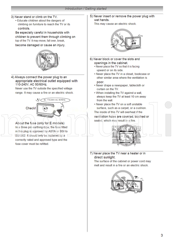 Toshiba 24PS10E 24PS10T 24PS10V 24PS10ZE 32PS10E 32PS10T 32PS10V (36 pages) TV Operating Manual
