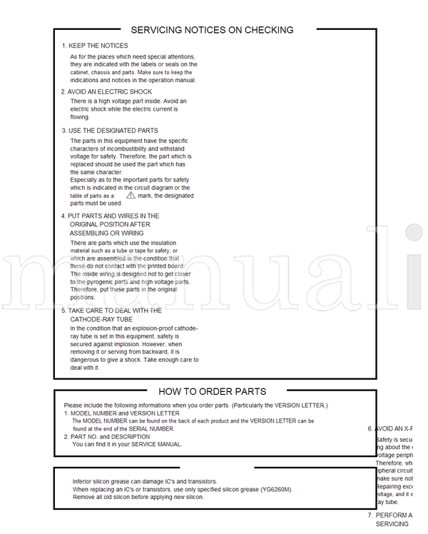 Toshiba 050-200421 26HF14 (60 pages) TV Service Manual