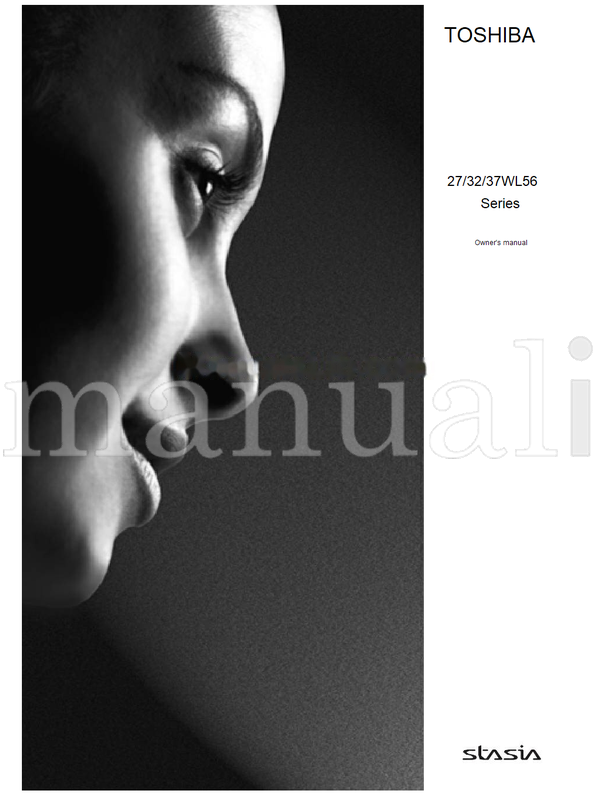 Toshiba 37WL56 (24 pages) TV Operating Manual
