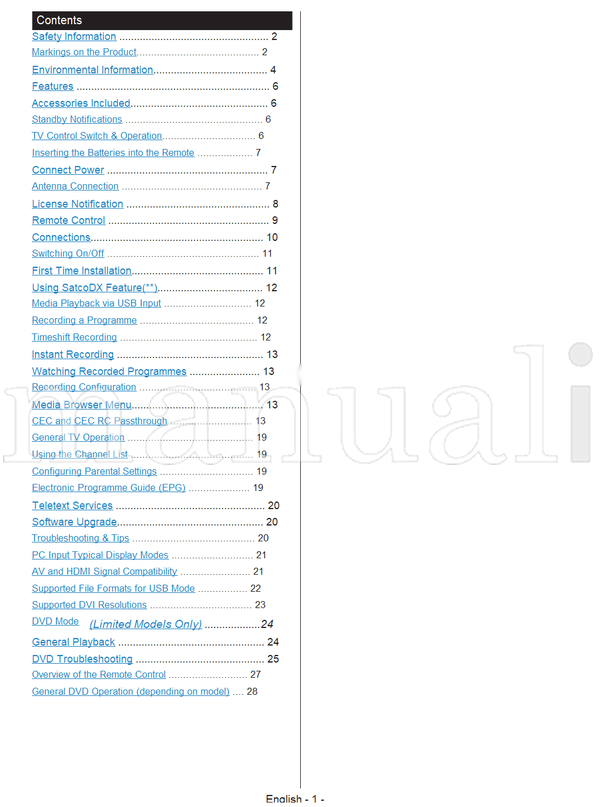 Toshiba 29PB201 (31 pages) TV Operating Manual