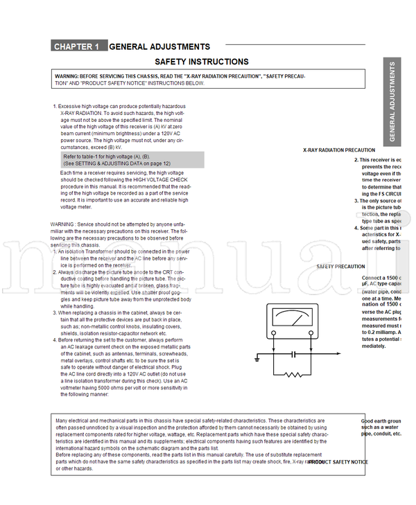 Toshiba 070-200331 30H83 (40 pages) TV Service Manual