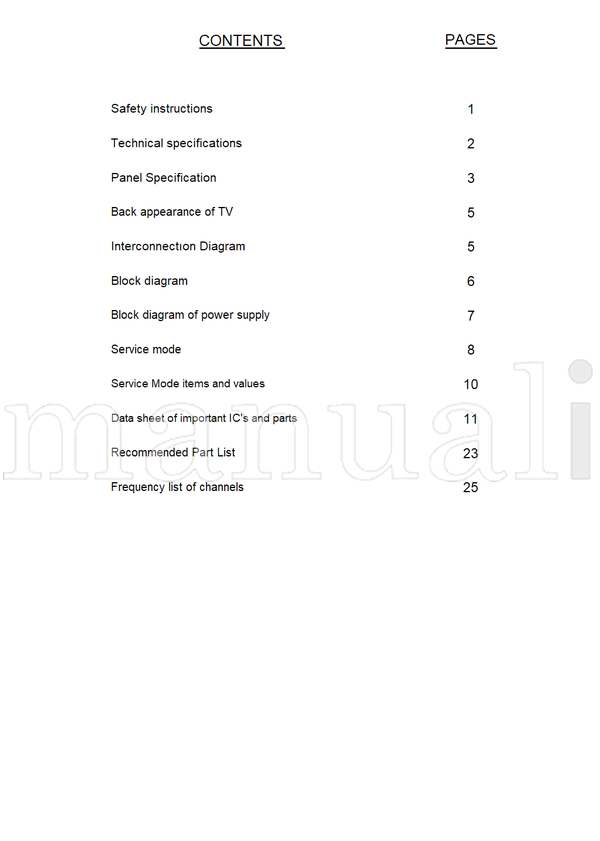 Toshiba 30WL46 (43 pages) TV Service Manual